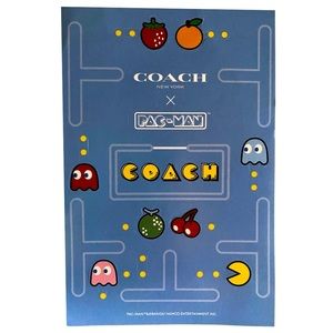 COACH Pac-Man Stickers 
Limited Edition Rare!